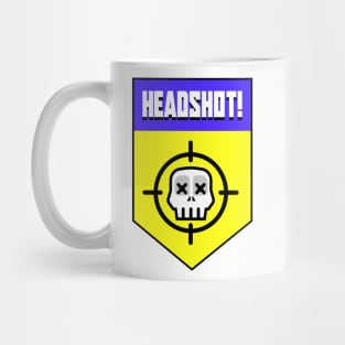 Headshot Skull sight Video games Retro gaming Mug